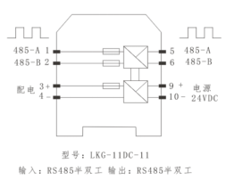 Rs485半雙工數(shù)字信號LKG-11DC-11(圖2)